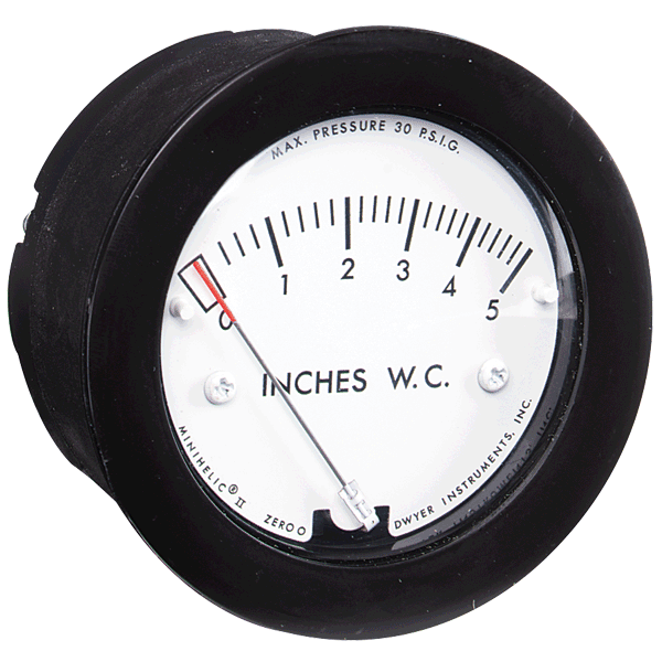 DWYER SERIES 2-5000 Minihelic Diff pressure gauge 0-500 Pa
